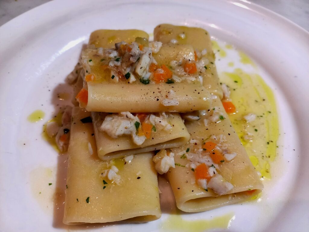 Paccheri al Ragù Bianco di Ombrina