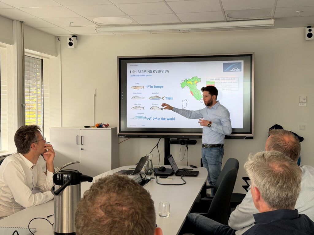 Marco Buzzetti al Linde Innovation Center for Aquaculture